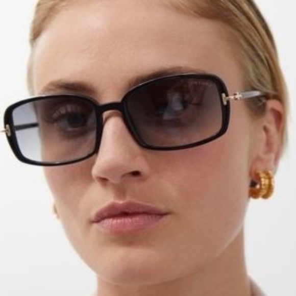 NEW TOM FORD TF923 01B UNISEX SUNGLASSES TOM FORD BONHAM FT0923/S SQUARE EYEWEAR main image 7